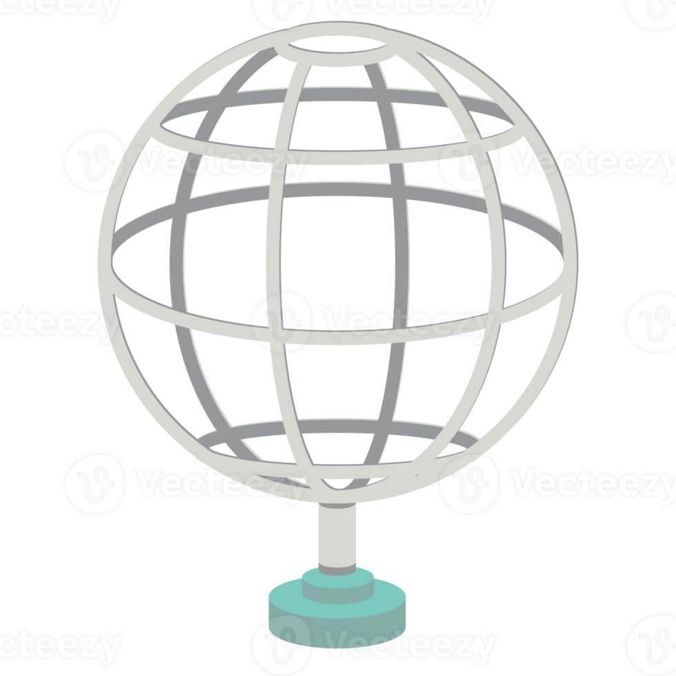 Outdoor ball shaped jungle gym Toys On The Playground png