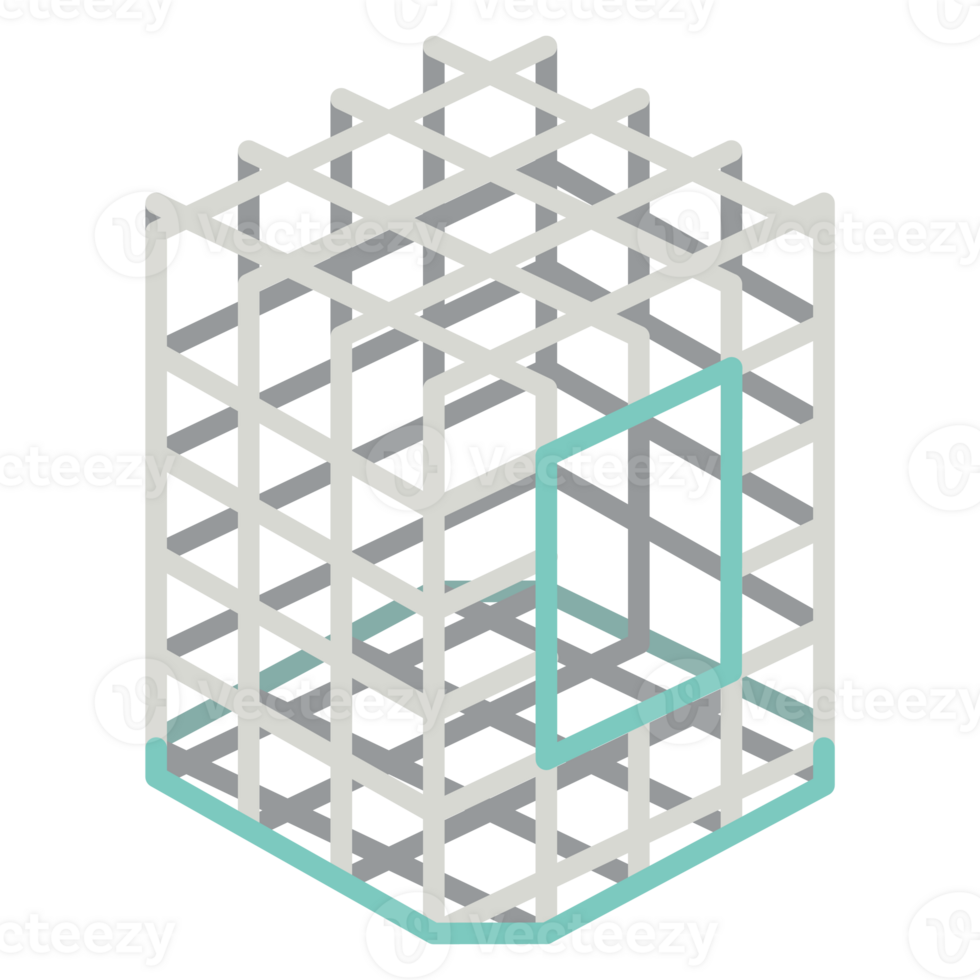 Outdoor cube shaped jungle gym Toys On The Playground png