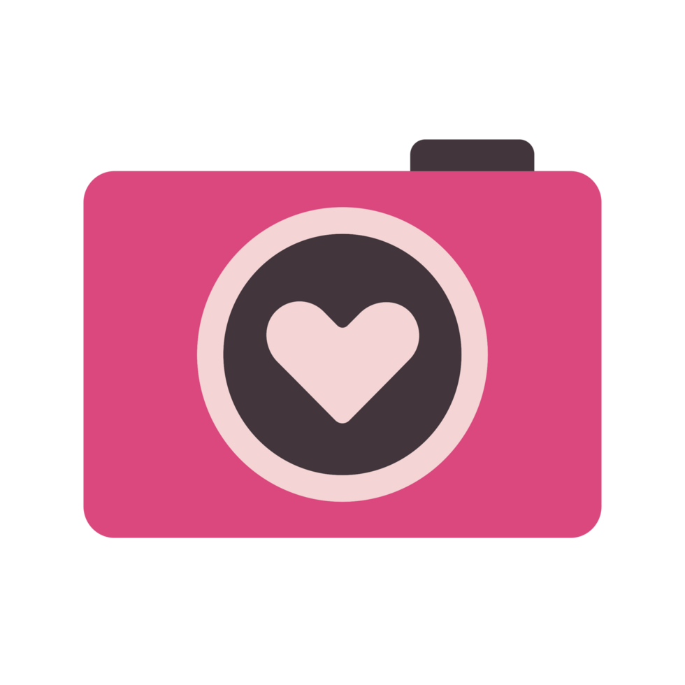 camera valentine icon sign symbol png