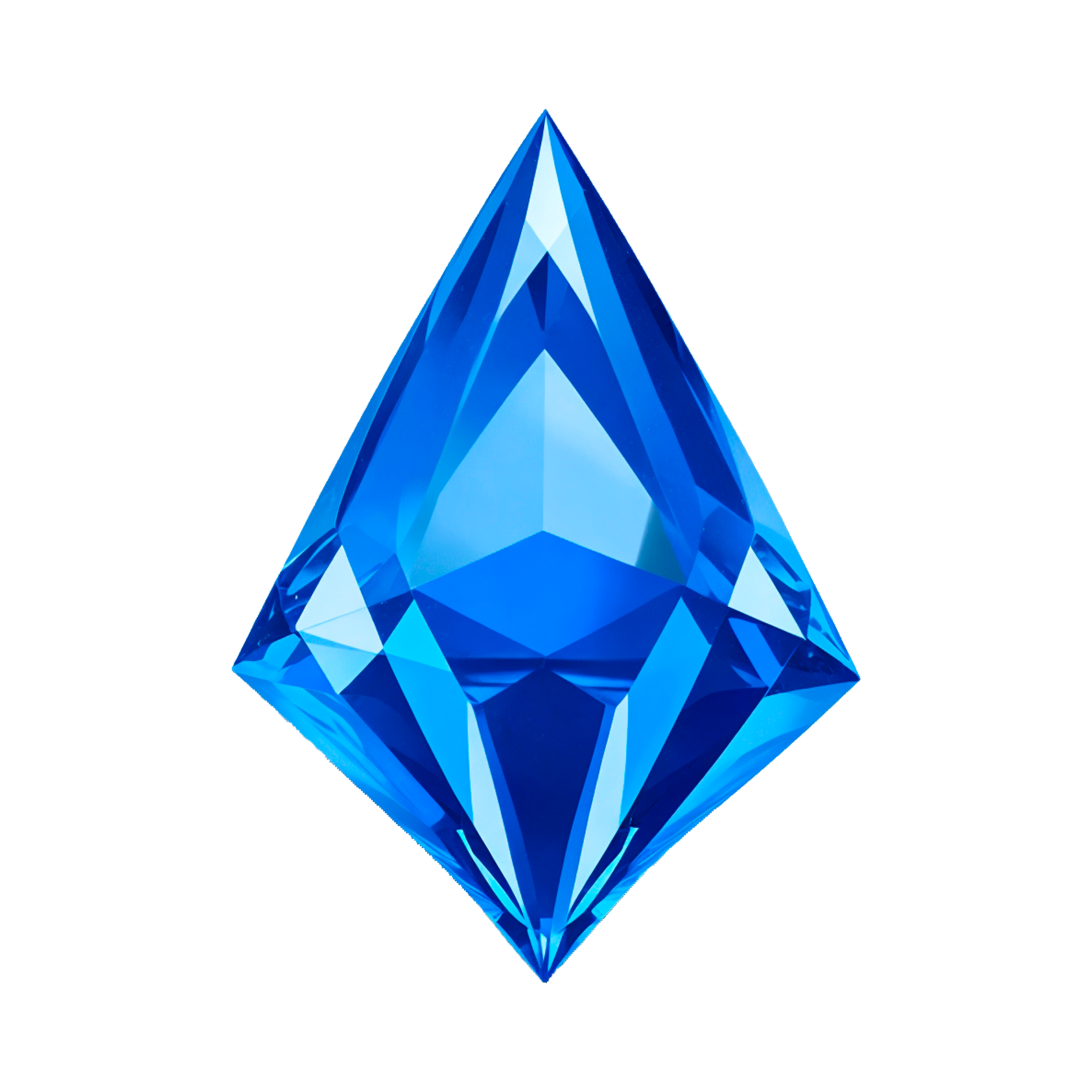 Blue Diamond Gemstone PNG, Sapphire Blue png generative ai 27181788 PNG