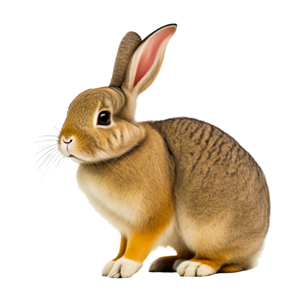 Ostern Hase Beige Hase Nagetier europäisch Hase inländisch Kaninchen, süß wenig Hase transparent Hintergrund png