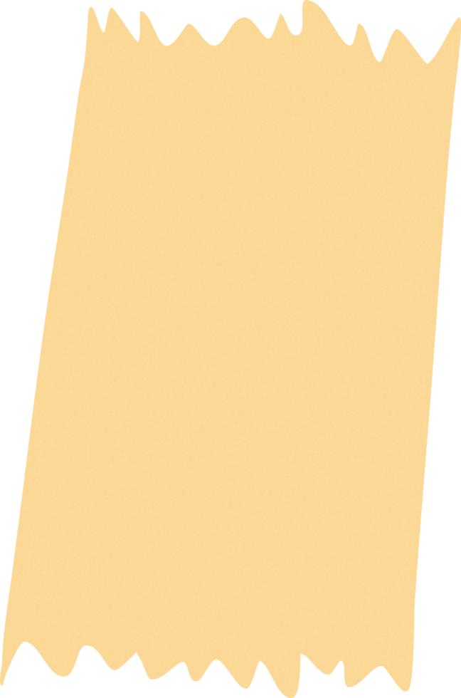 amarillo washi cinta con ruido texturizado Decorar elemento ilustración png