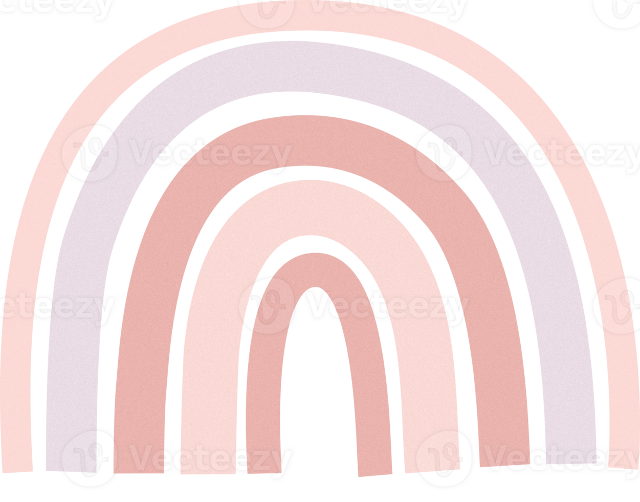 carino arcobaleno con rumore strutturato decorare elemento illustrazione png