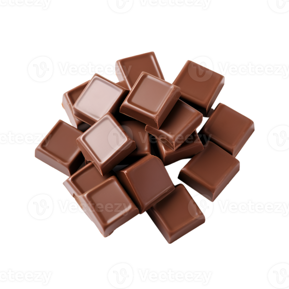chocolate bars isolated on a transparent background png