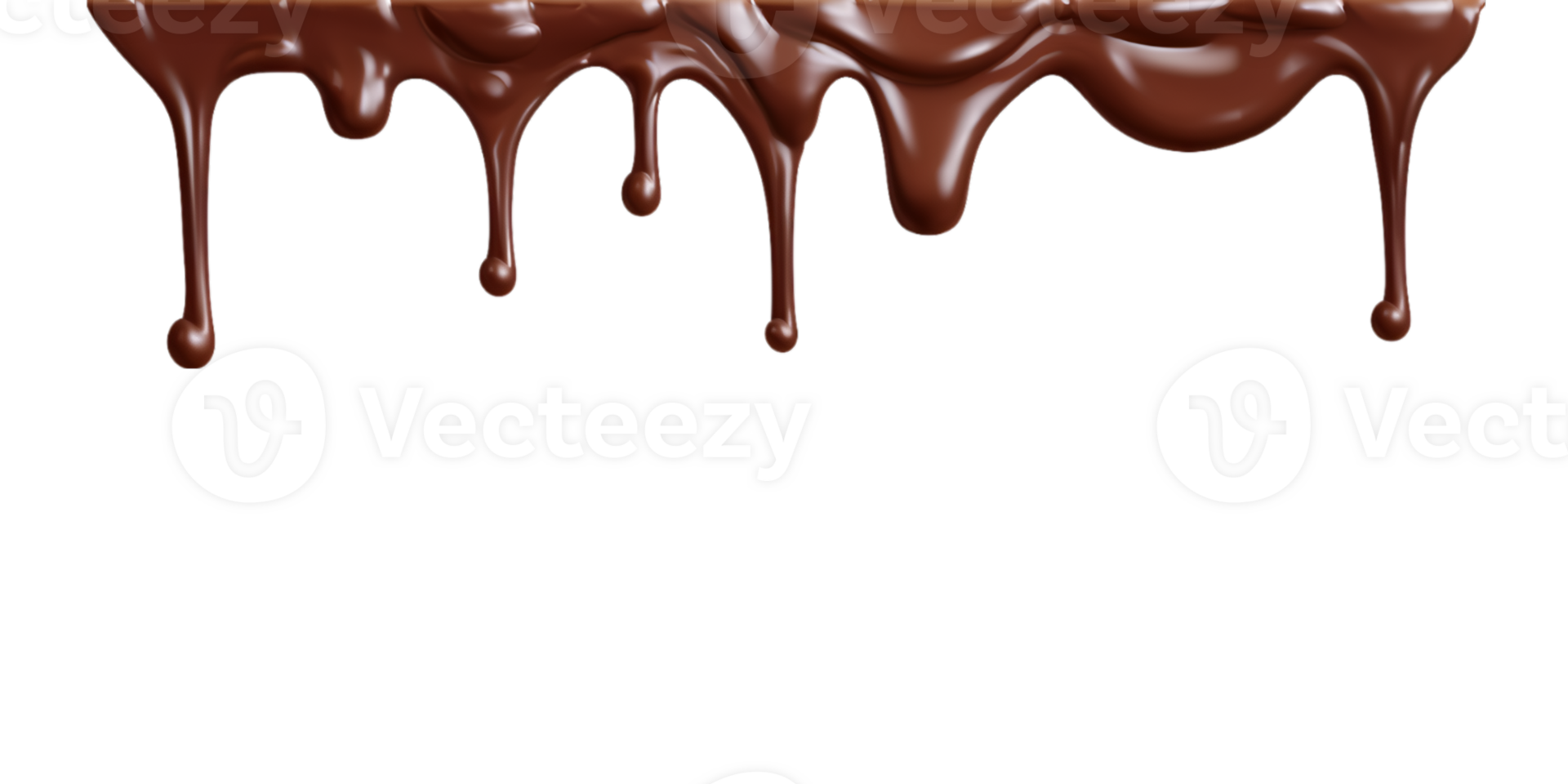 Melted chocolate dripping isolated on a transparent background 27182190 PNG
