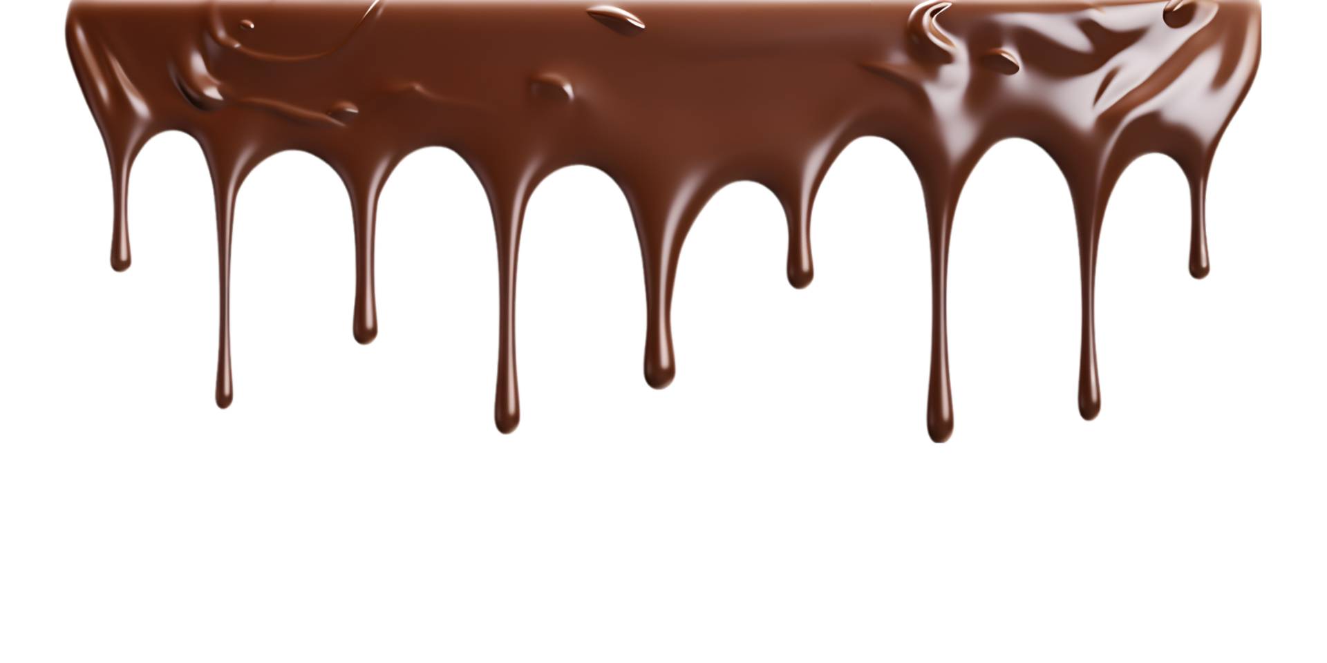 Melted chocolate dripping isolated on a transparent background 27182202 PNG