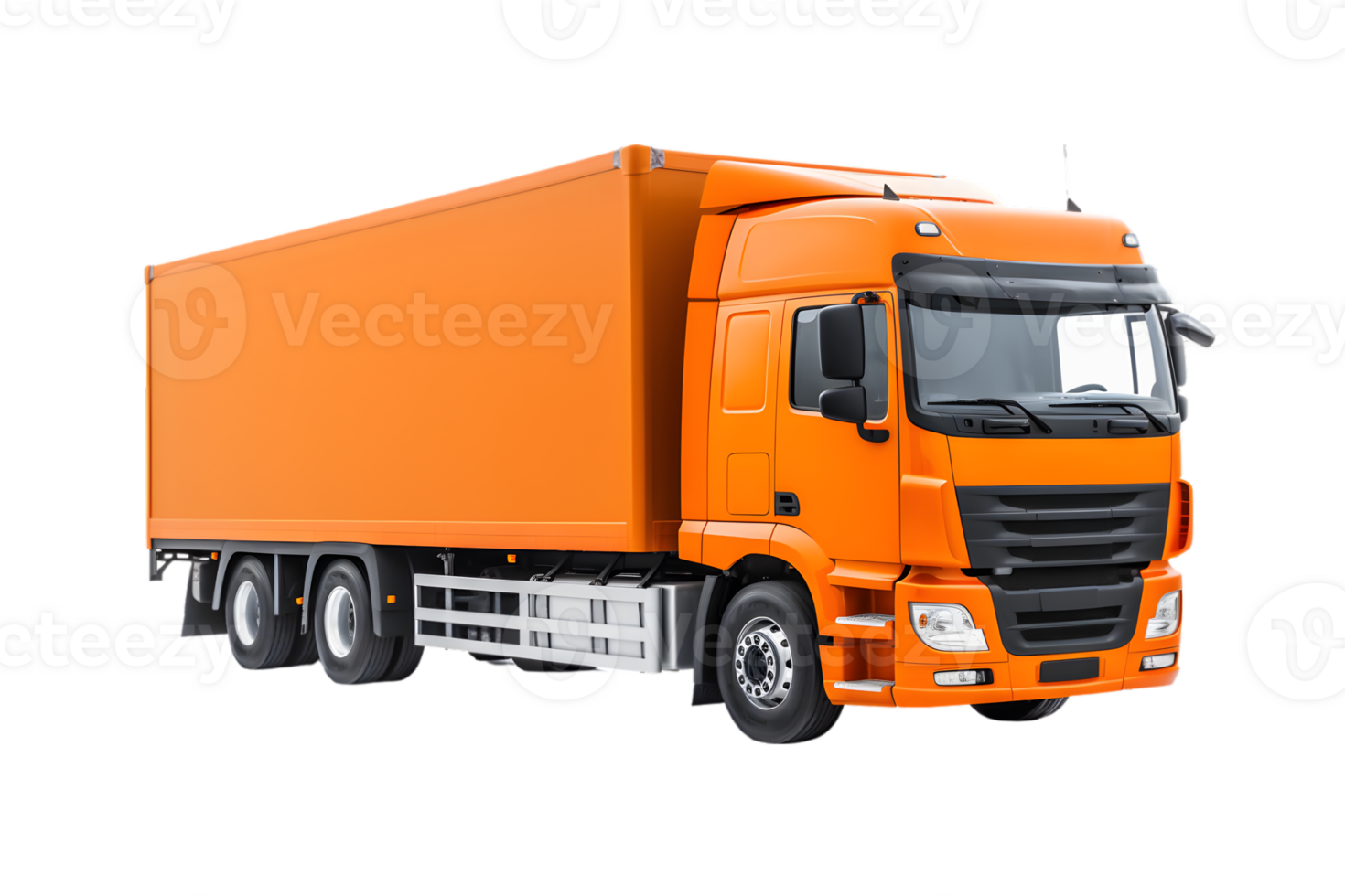 Trailler truck isolated on a transparent background png