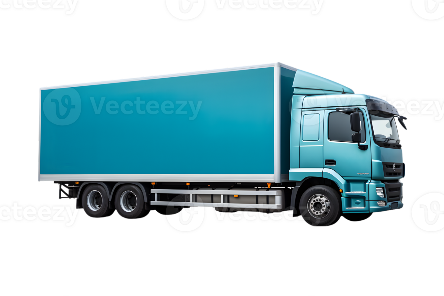 Trailler truck isolated on a transparent background png