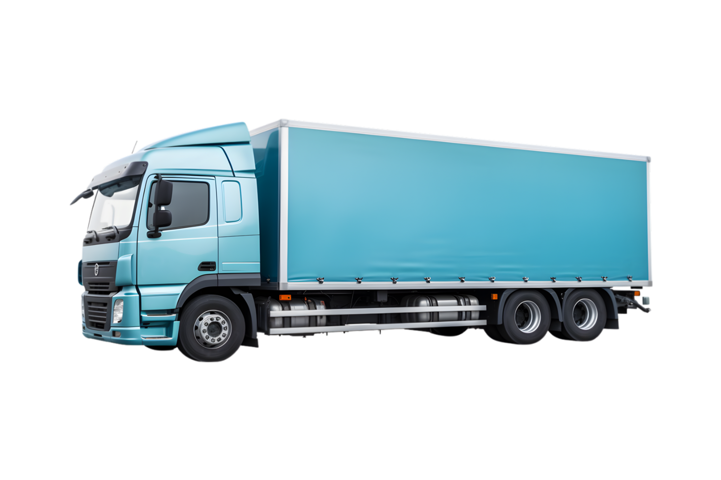 Trailler truck isolated on a transparent background png