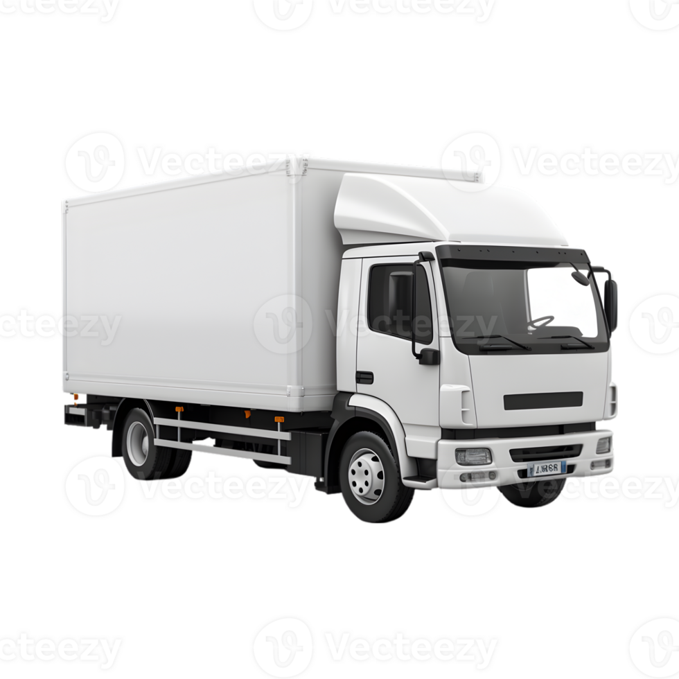 Delivery truck isolated on a transparent background png