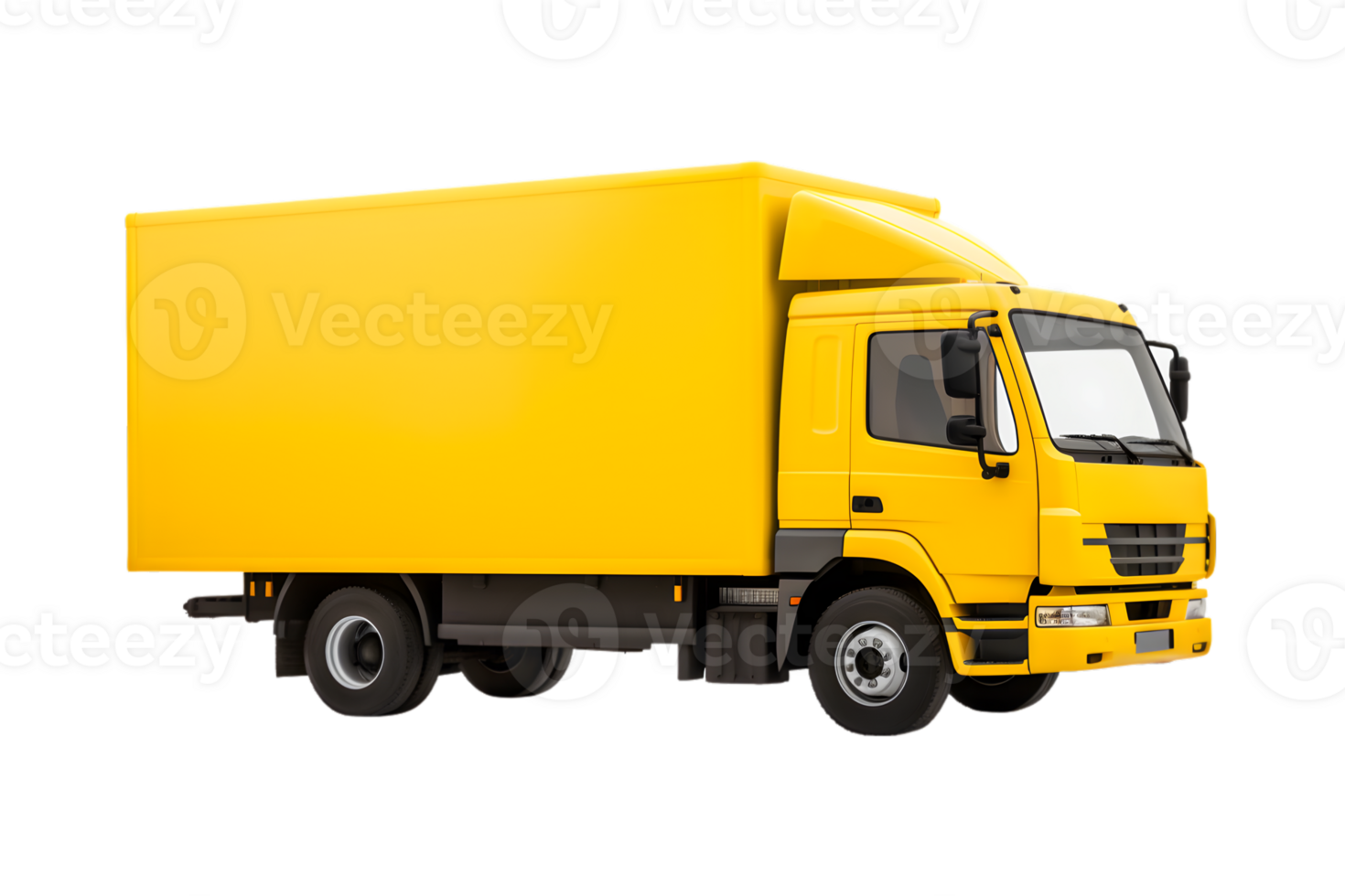 Delivery truck isolated on a transparent background png