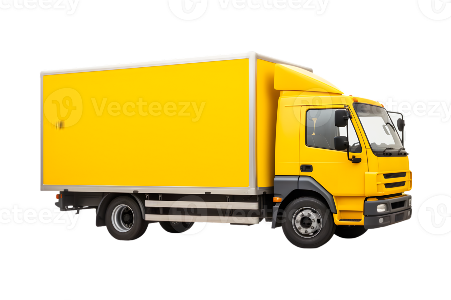 Delivery truck isolated on a transparent background png