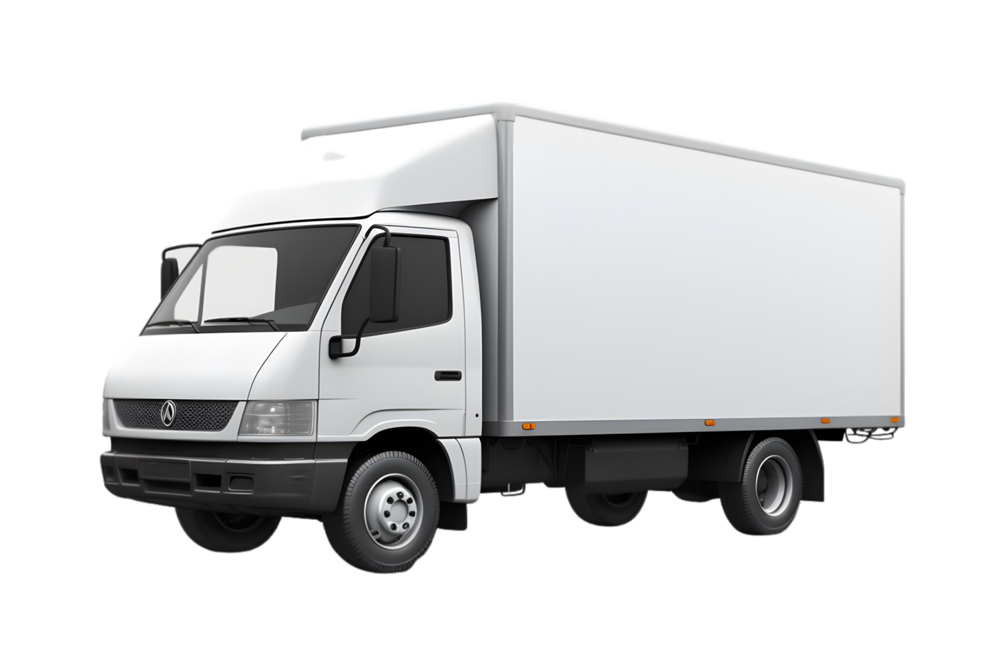 Delivery truck isolated on a transparent background png
