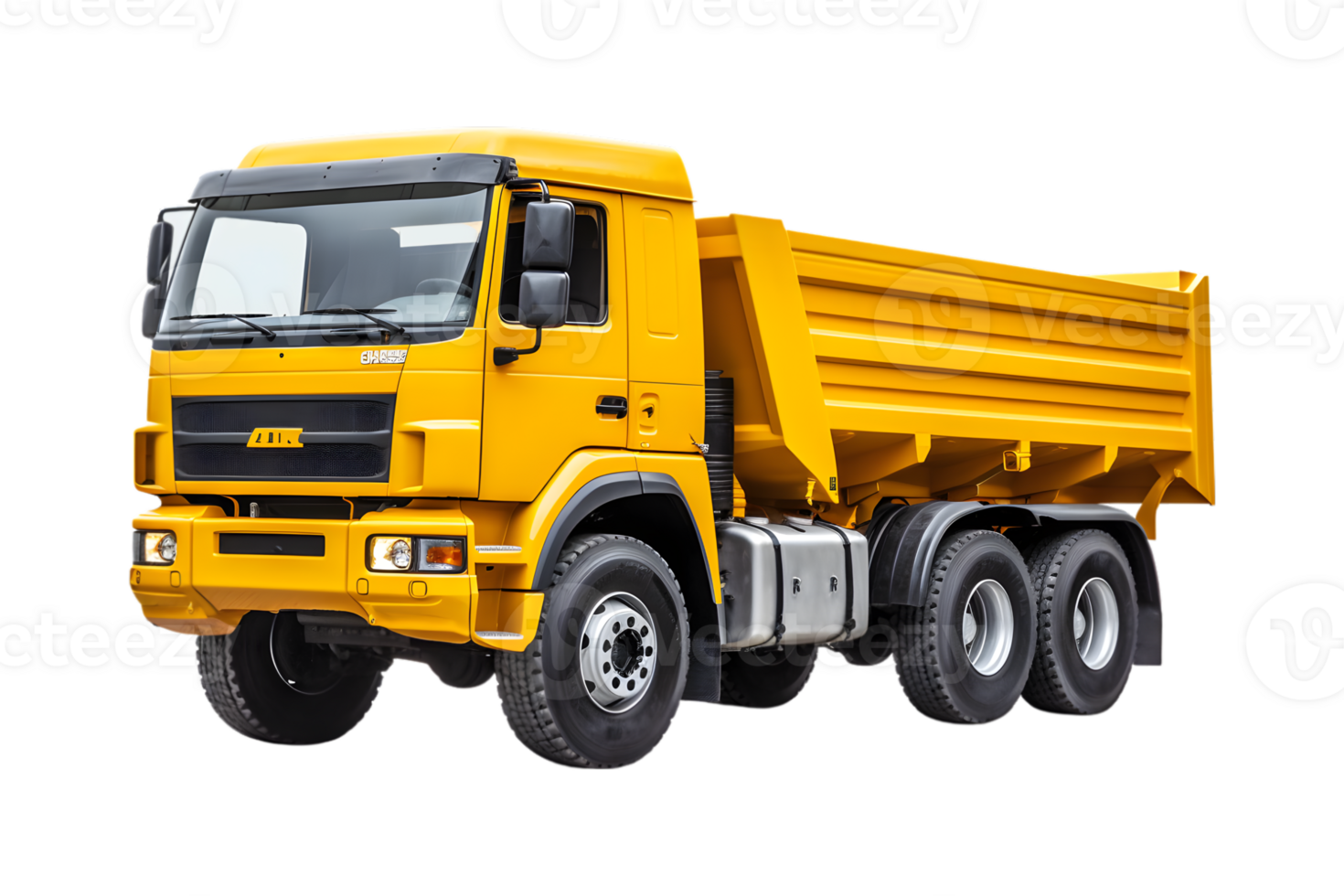 Dump truck isolated on a transparent background png