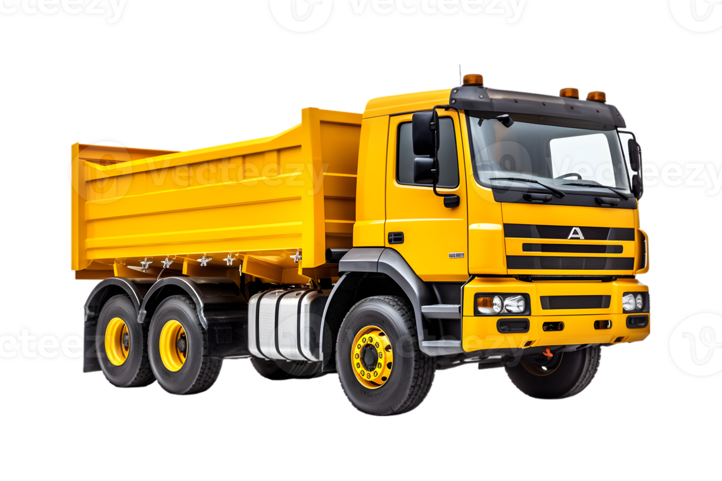 Dump truck isolated on a transparent background png