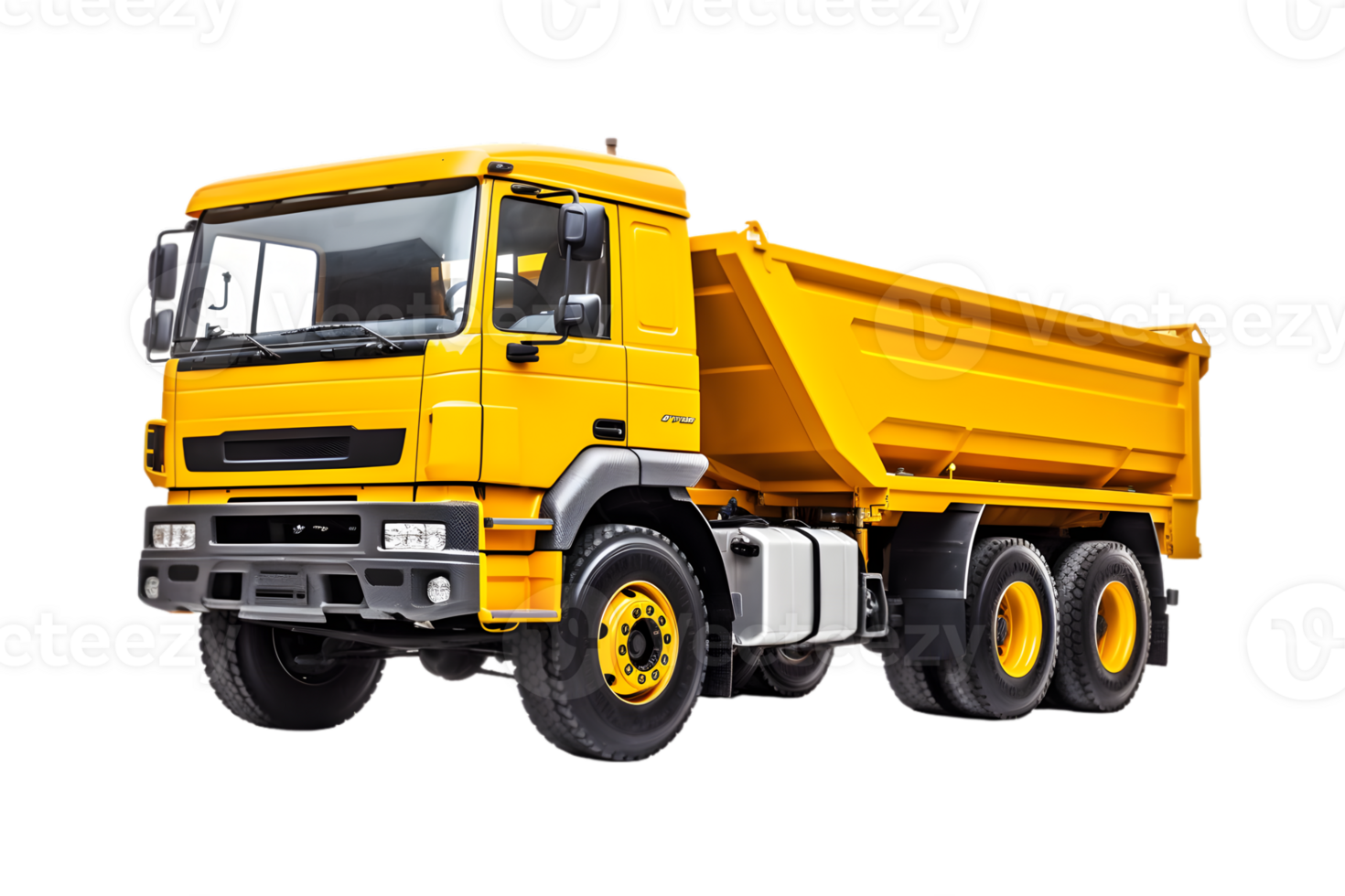 Dump truck isolated on a transparent background png