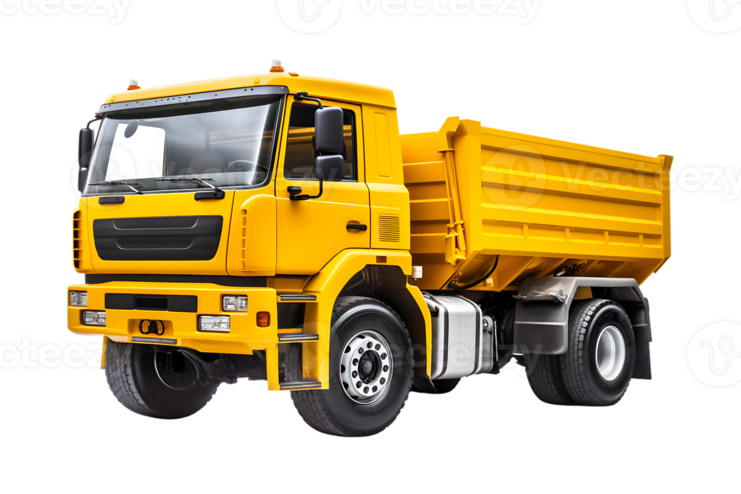 Dump truck isolated on a transparent background png