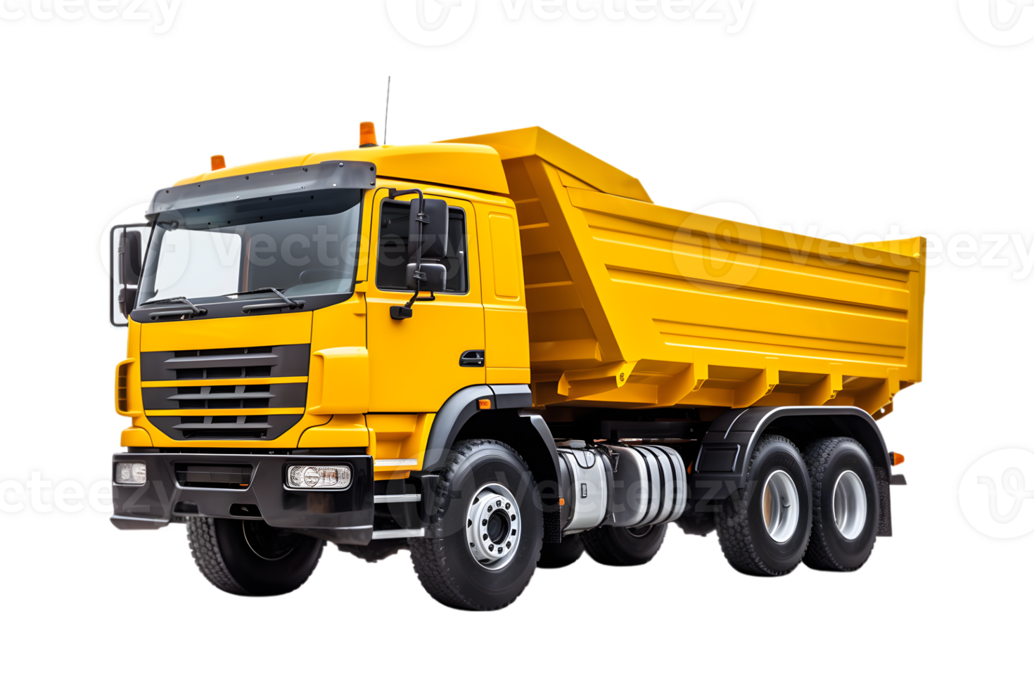Dump truck isolated on a transparent background png
