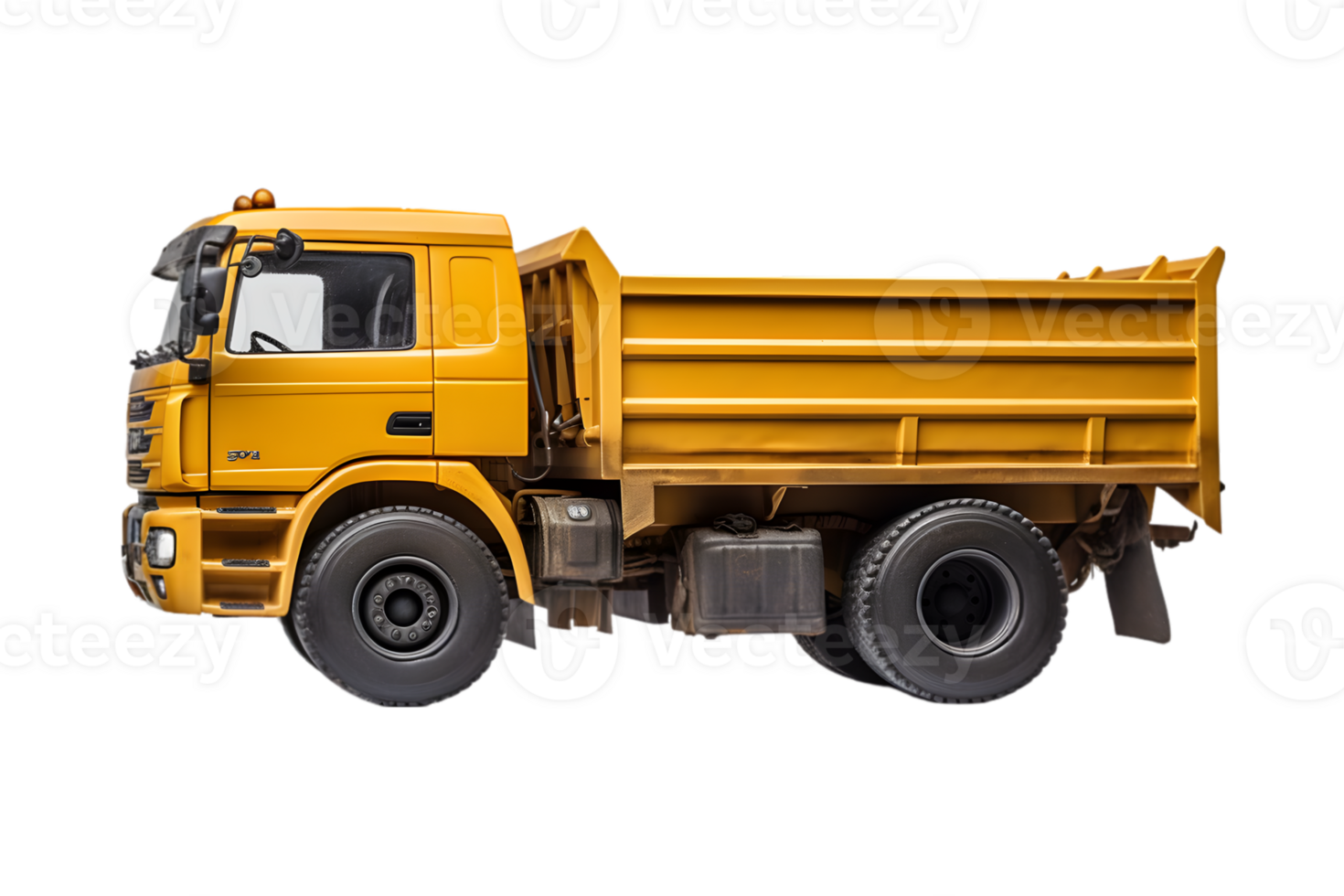 Dump truck isolated on a transparent background png