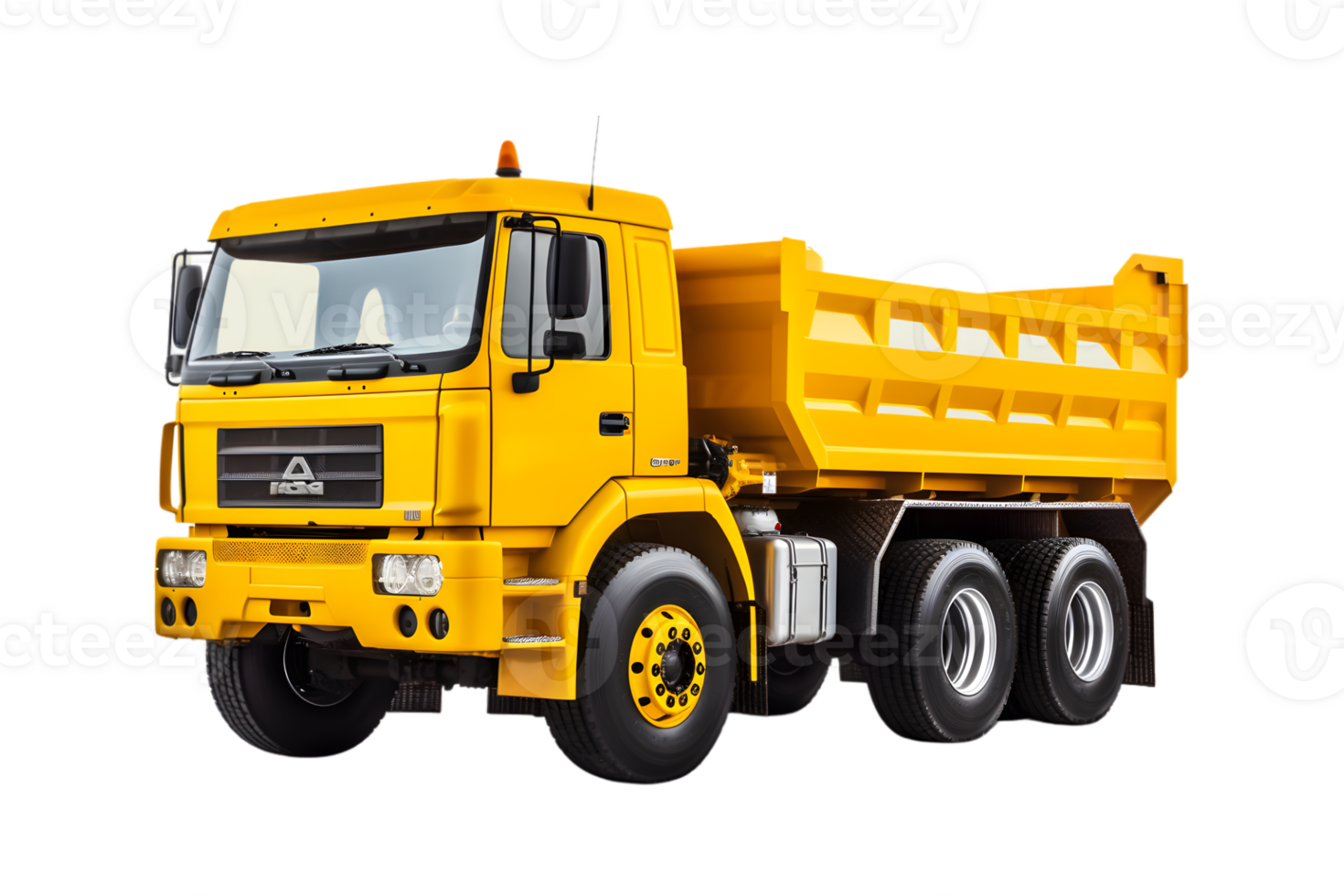 Dump truck isolated on a transparent background png