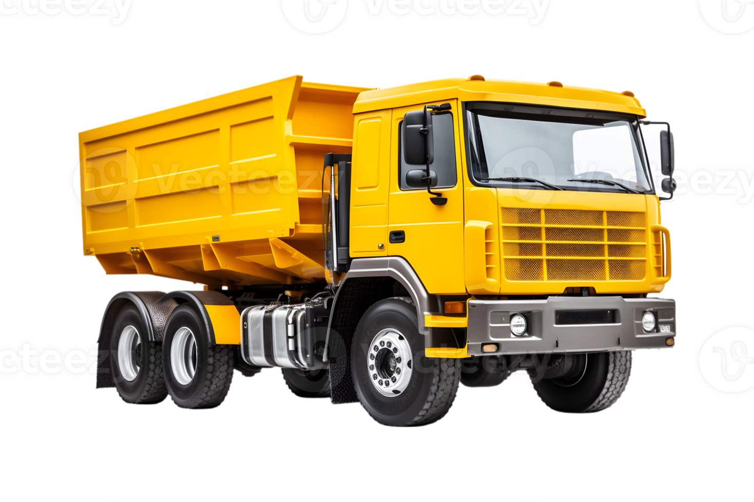 Dump truck isolated on a transparent background png