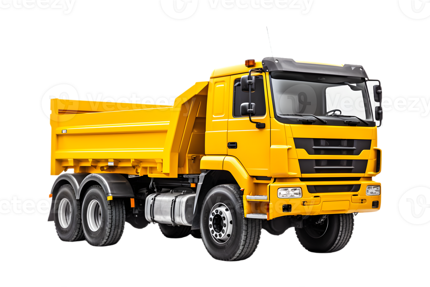 Dump truck isolated on a transparent background png