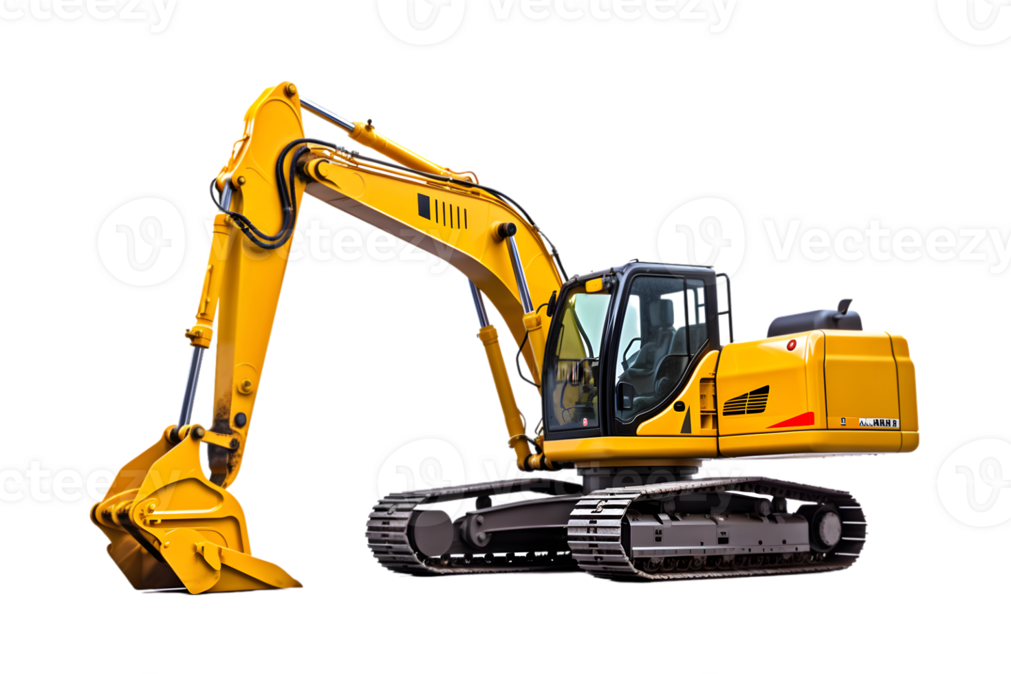 Excavator isolated on a transparent background png