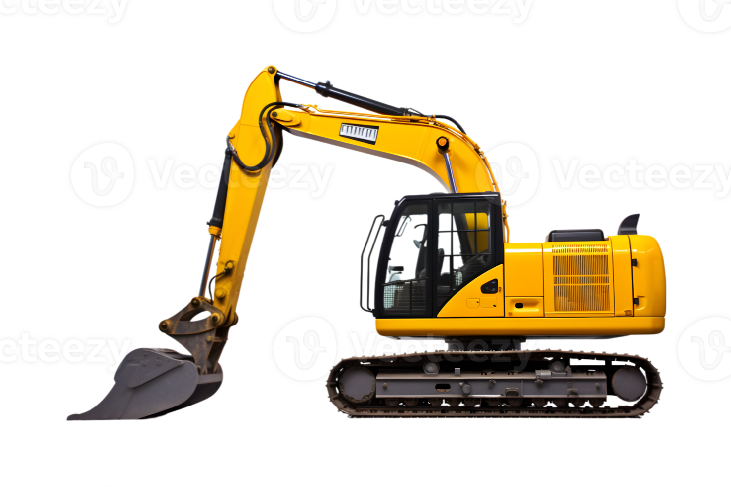 Excavator isolated on a transparent background png