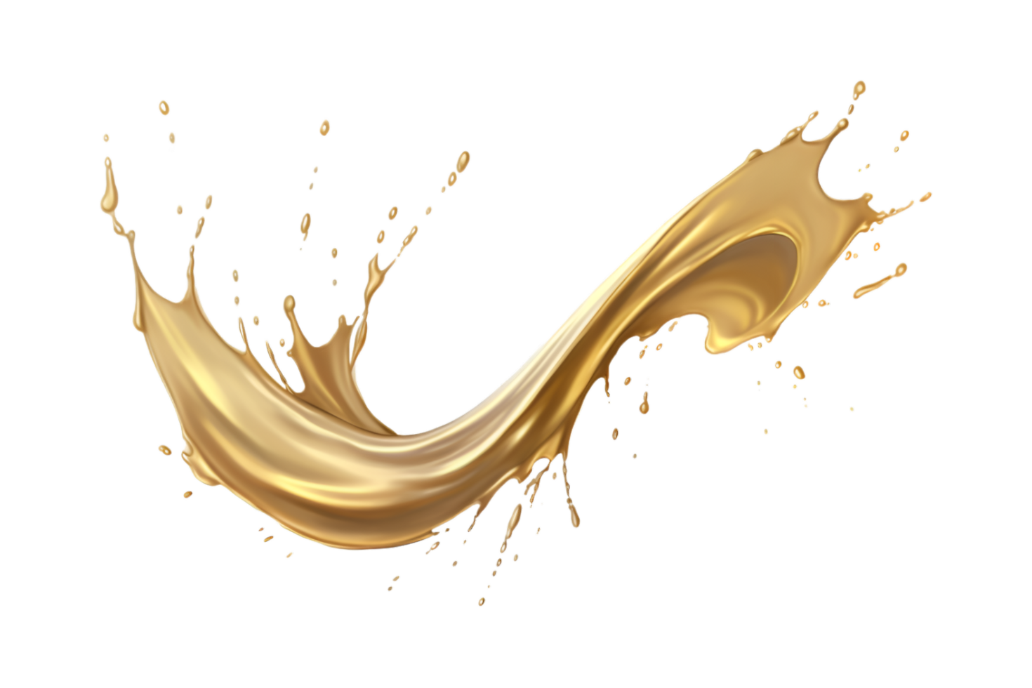 Liquid Clipart Transparent PNG Hd, Splash Liquid Gold Isolated, Isolated,  Liquid, Splash PNG Image For Free Download