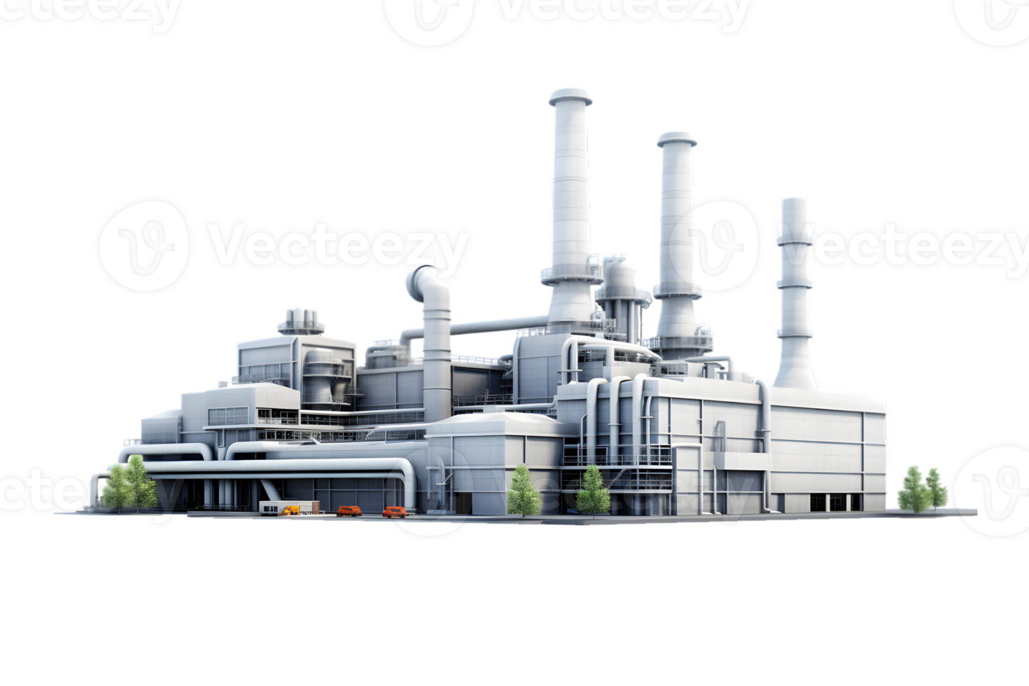 industriell Pflanze isoliert auf ein transparent Hintergrund, Öl und Gas Industrie, Raffinerie Fabrik, Petrochemie Pflanze Bereich png