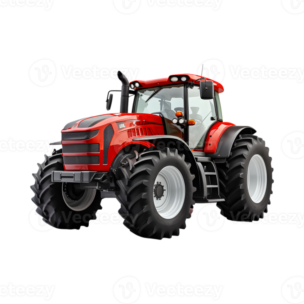 Traktor Bauernhof isoliert auf ein transparent Hintergrund, landwirtschaftlich Traktor png