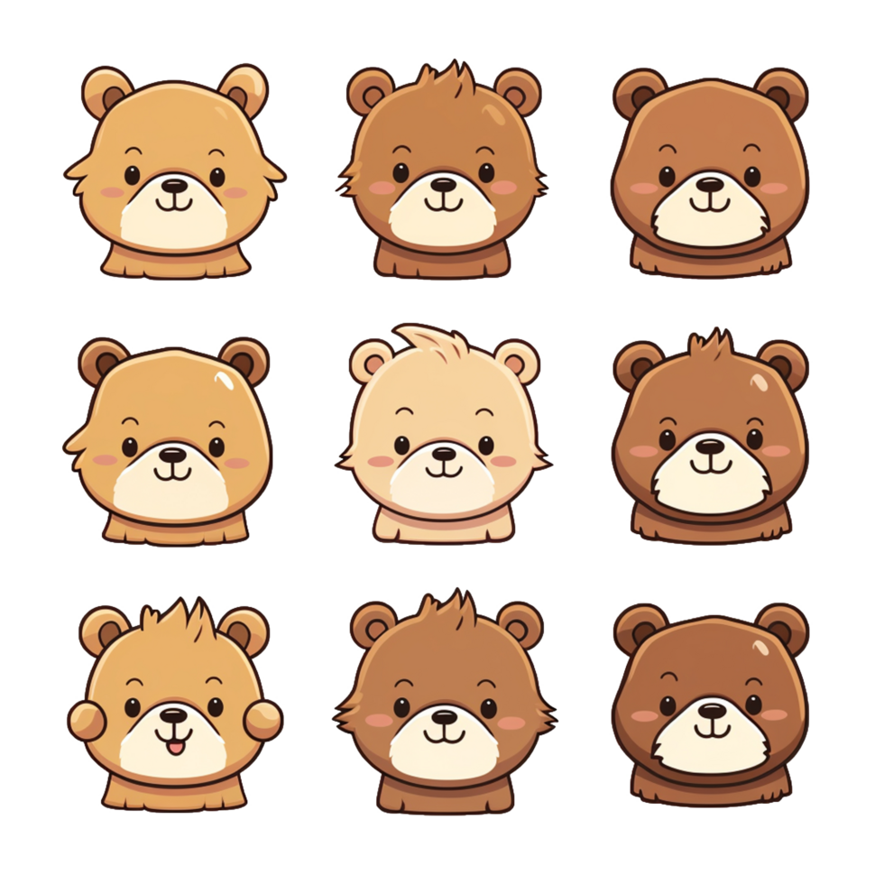 Emoticon bear cute smile transparent png