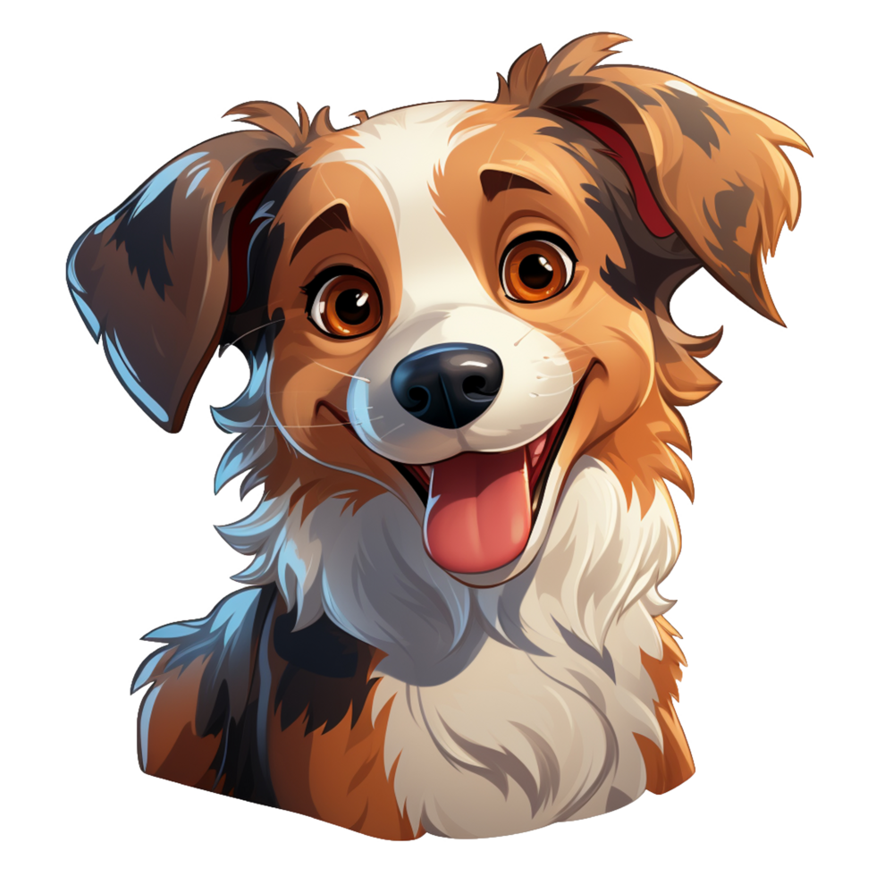 Dog cute sticker transparent png
