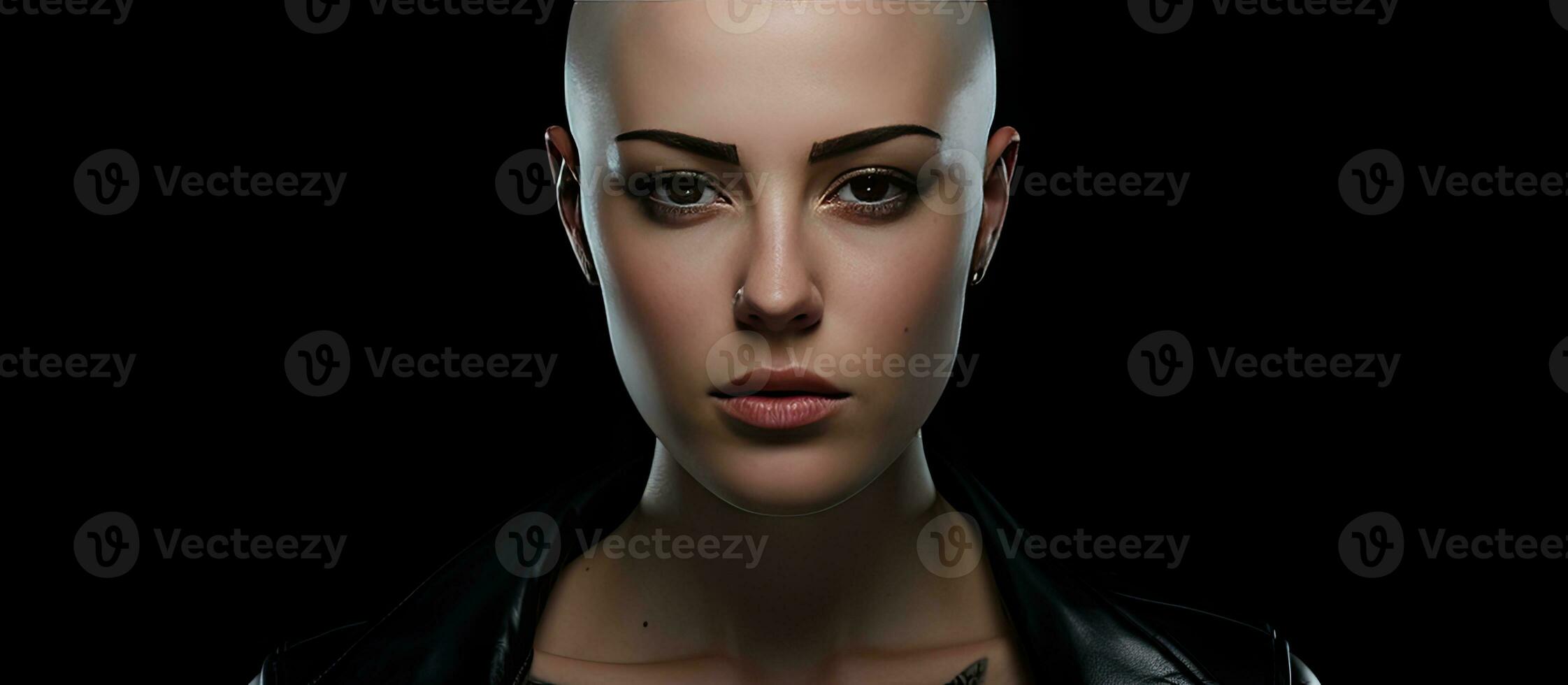 Cool representation of Image Skinhead s female image photo