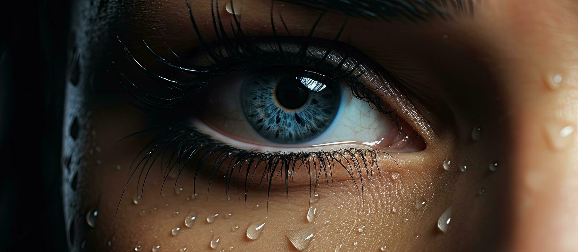 Crying woman picture photo