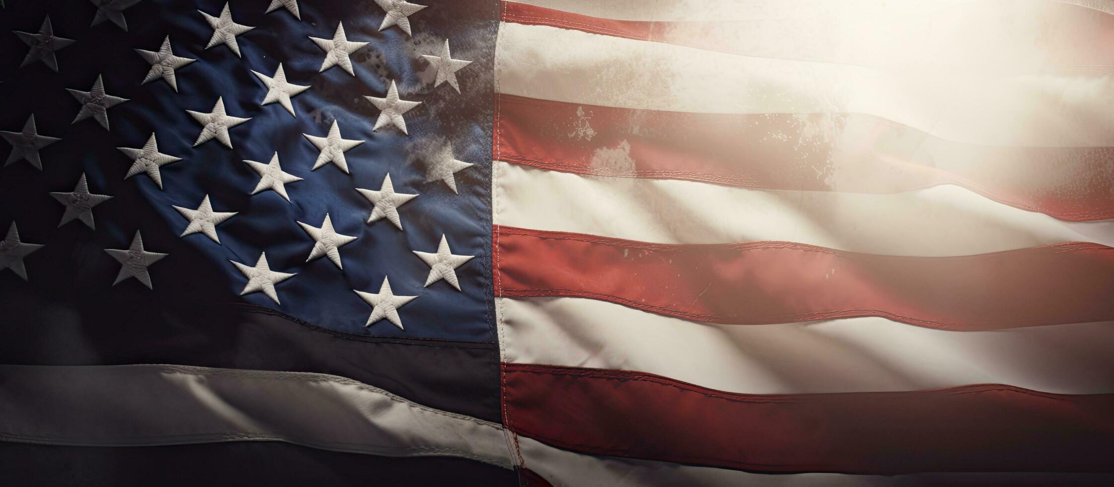 digital imagen de texto en americano bandera con Copiar espacio representando paz oficial monumento día relacionado a patriotismo y identidad foto