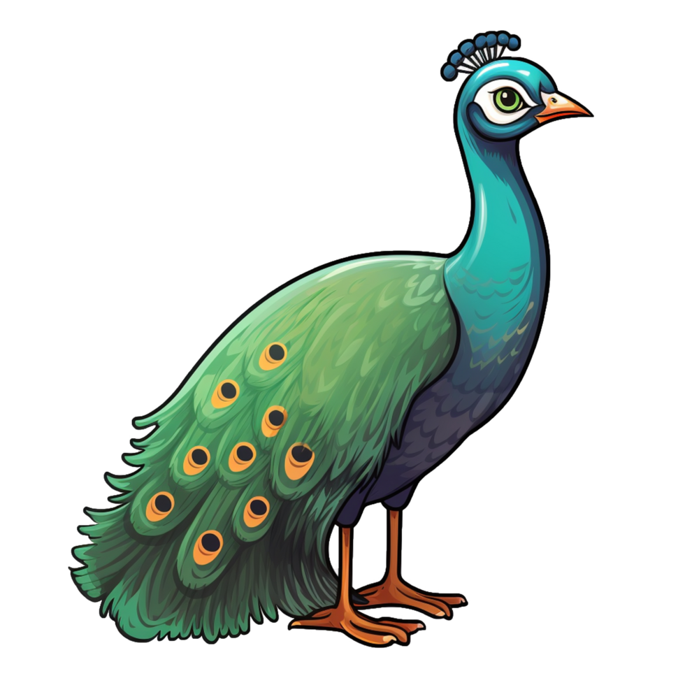 Peacock transparent png