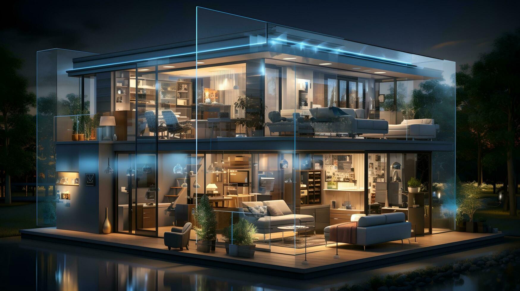Creating Intelligent Homes. 3D Insights into Smart Home Automation. AI ... Circuit Diagram