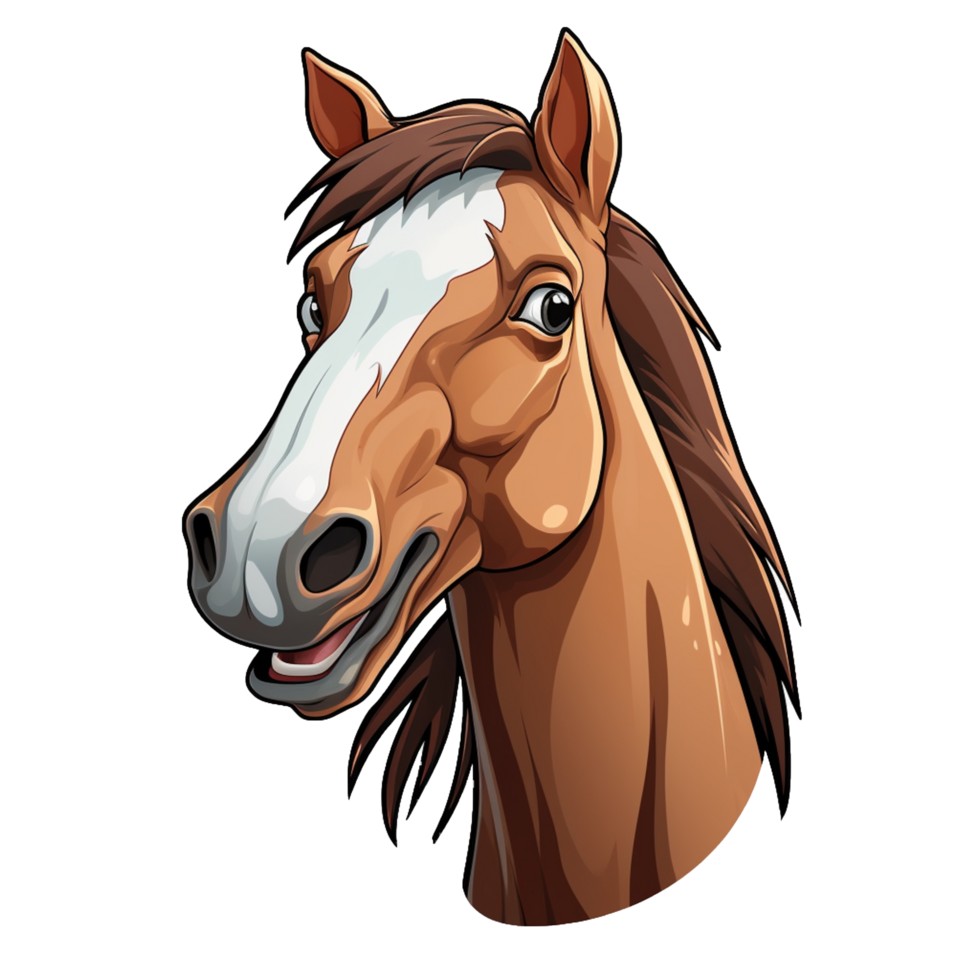 Horse sticker transparent png