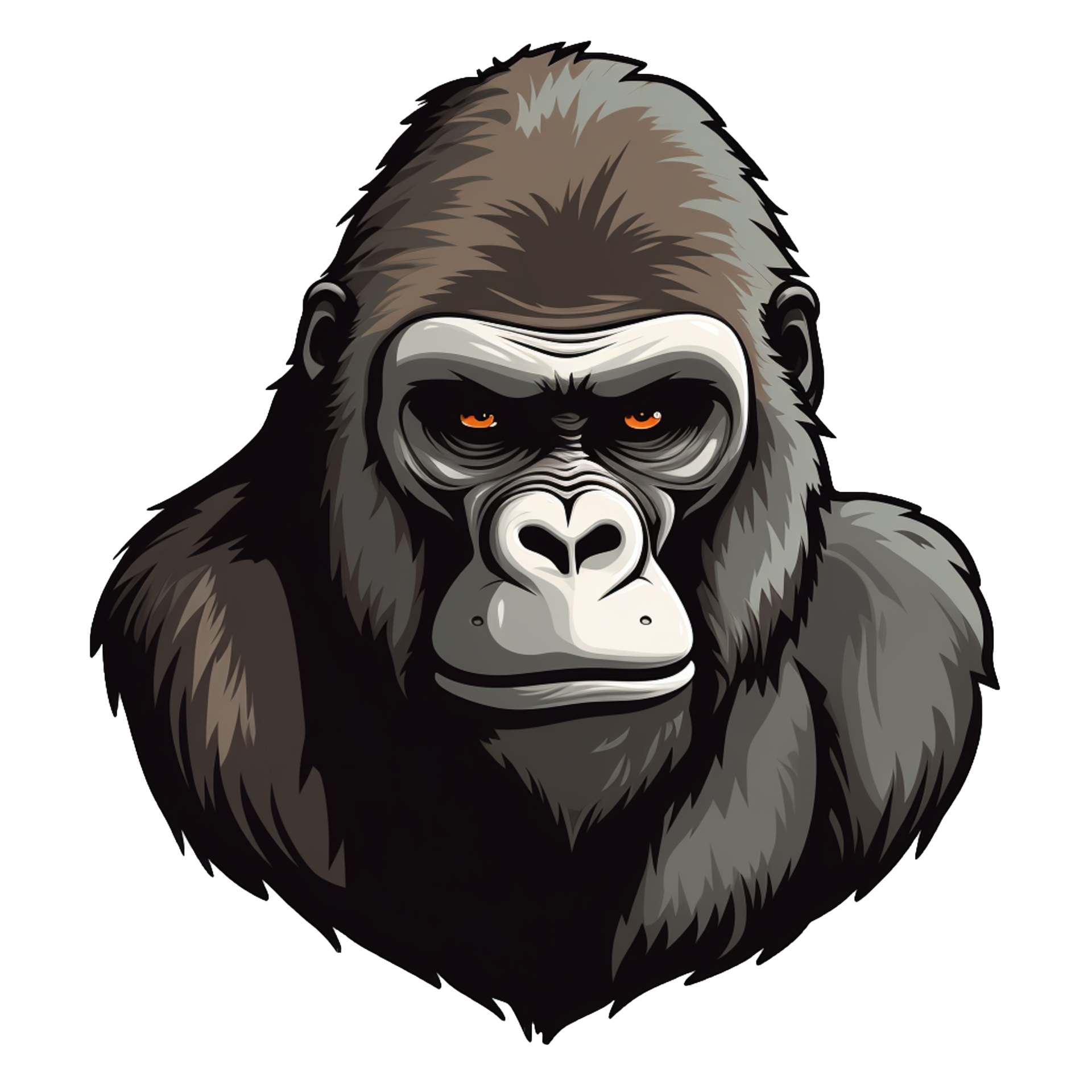 Gorilla sticker transparent png 27187653 PNG