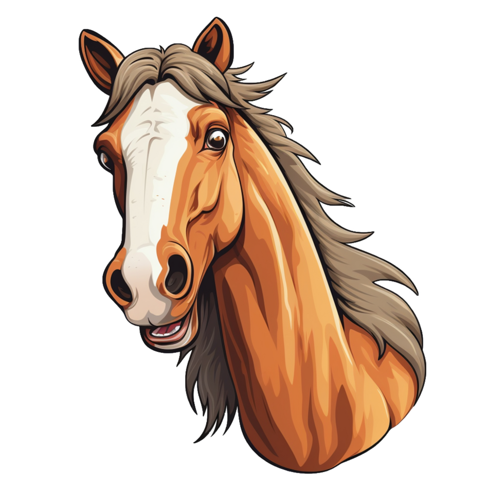 caballo pegatina transparente png