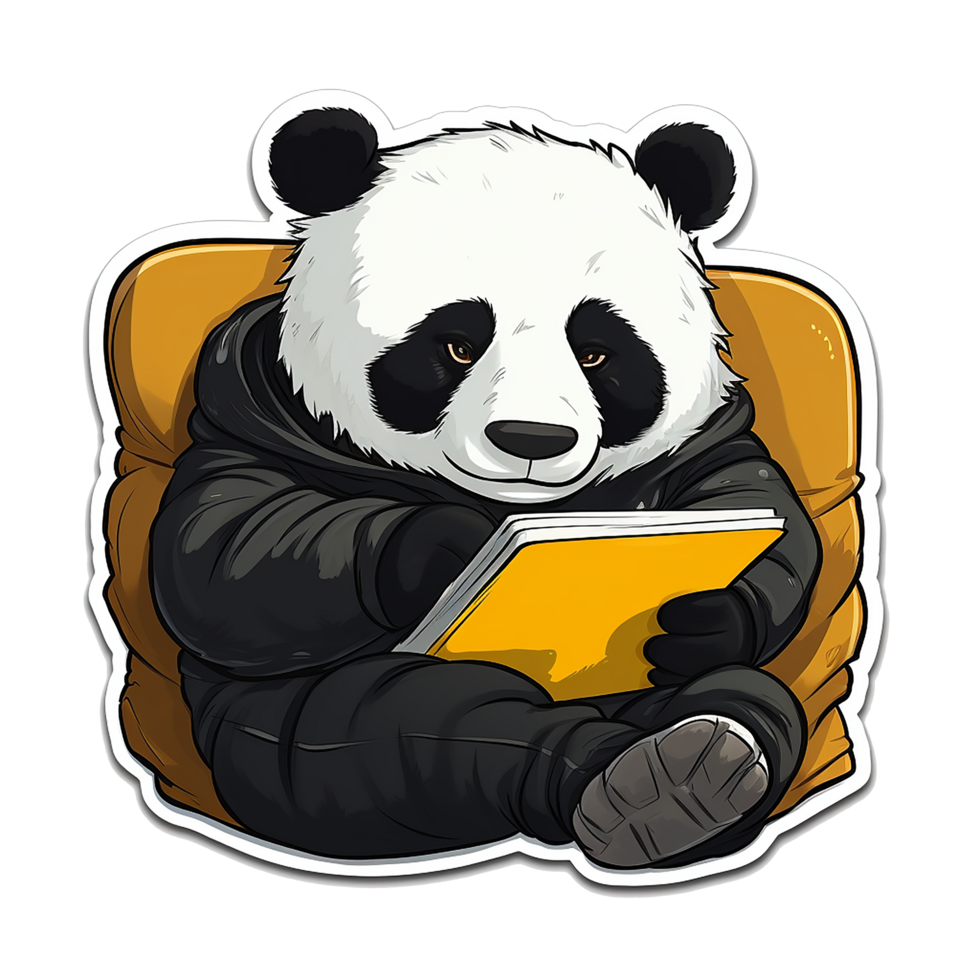 baby panda heel schattig PNG