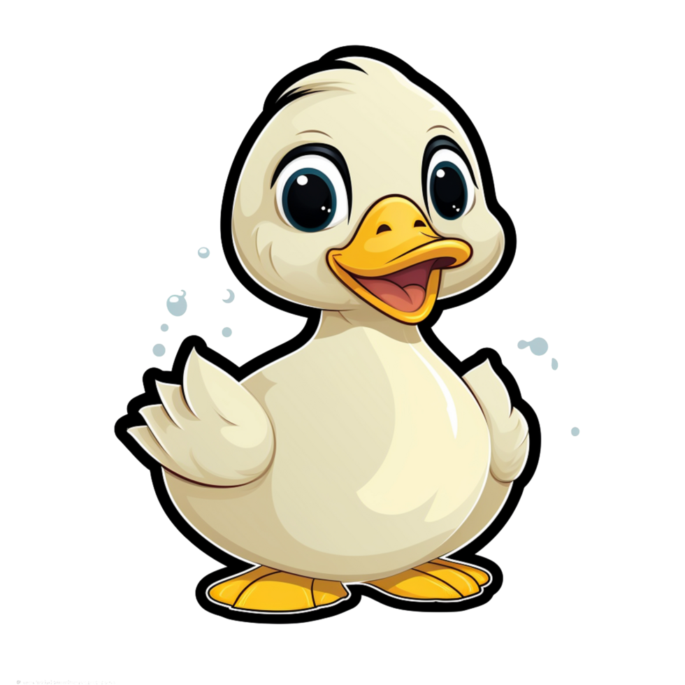 Duck baby cute sticker png