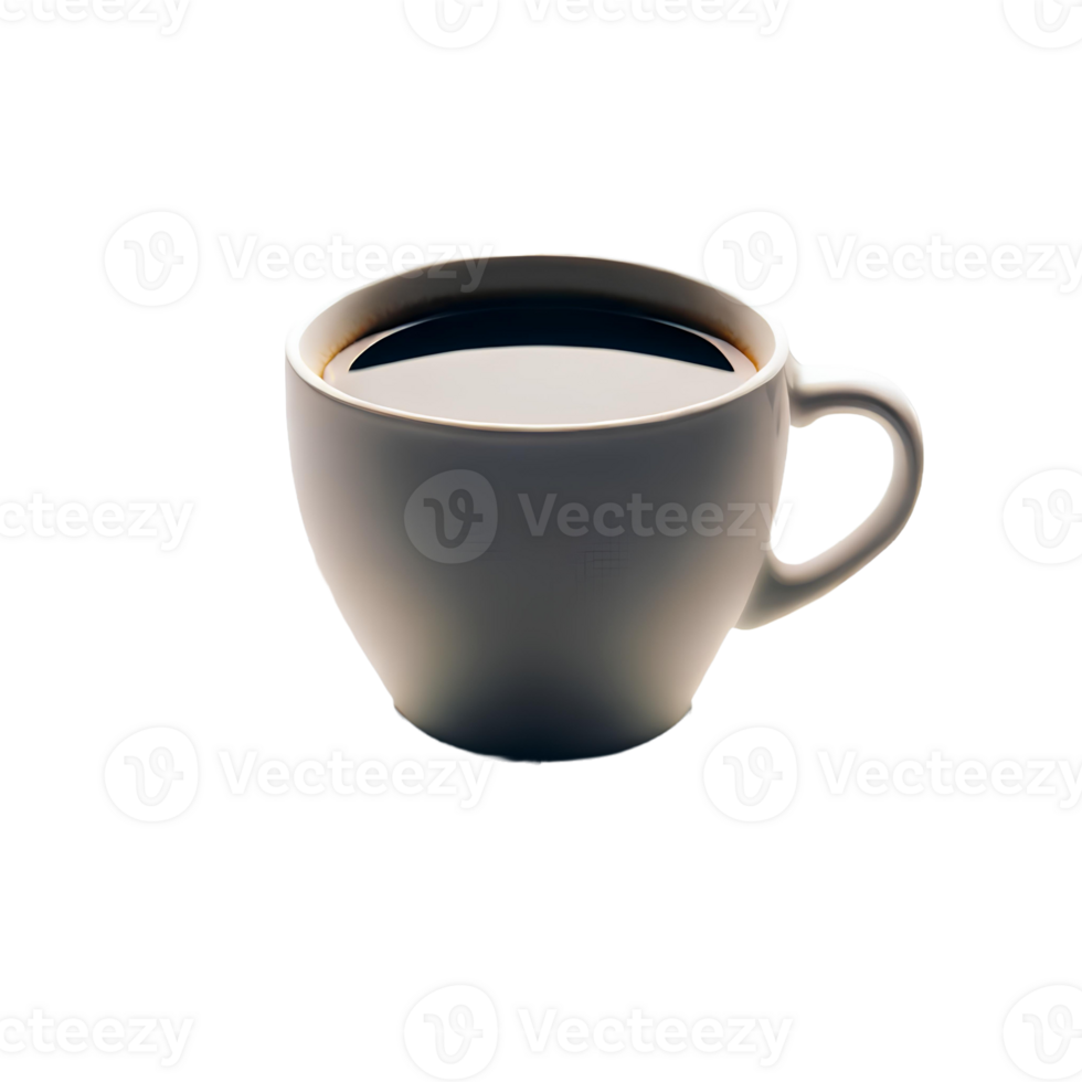 Coffee cup isolated on transparent background AI Generated png