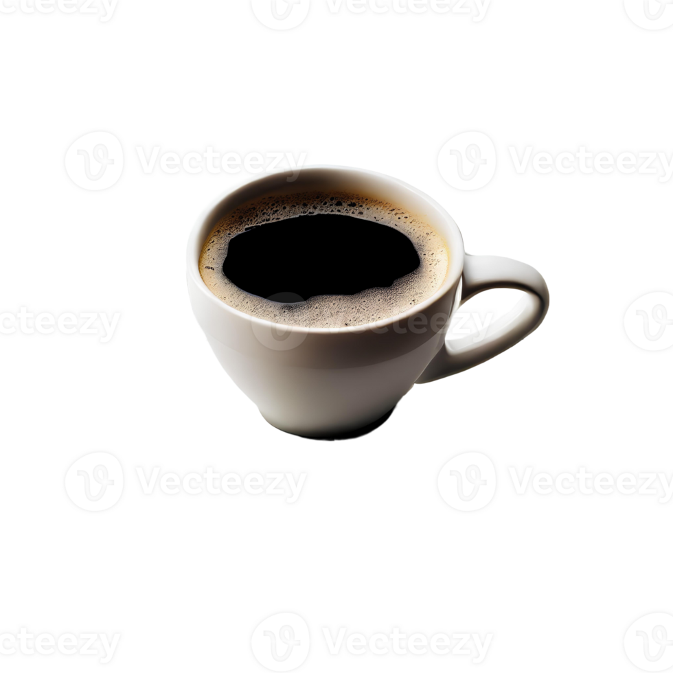 Coffee cup isolated on transparent background AI Generated png