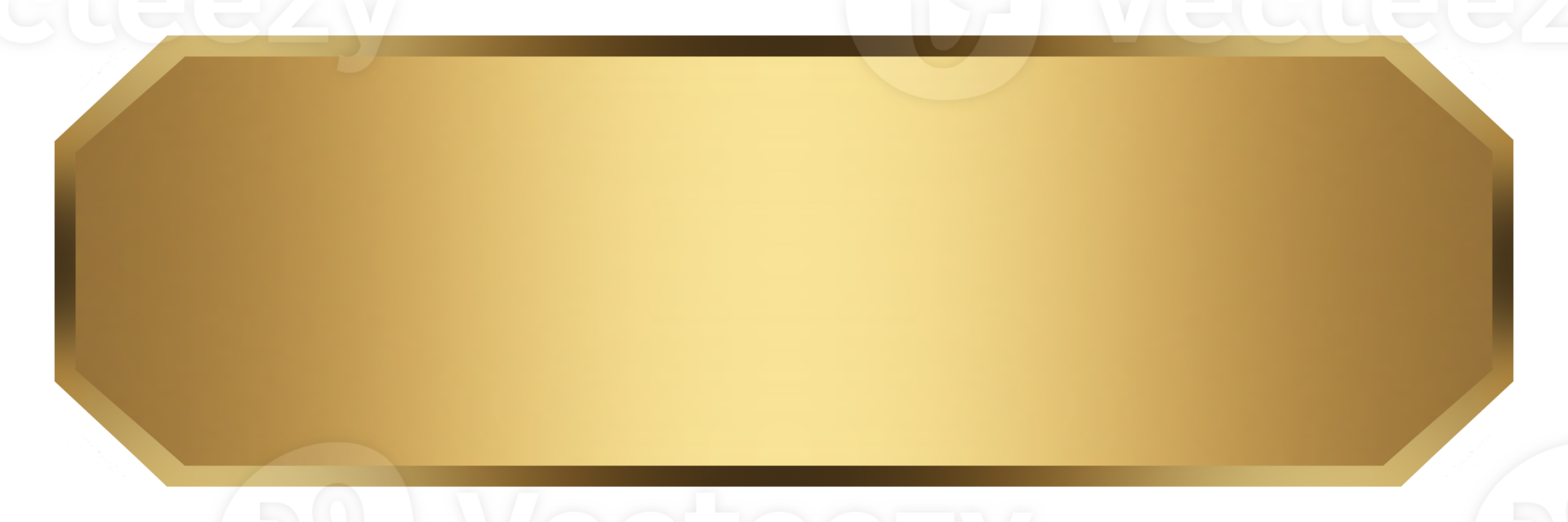 Gold and luxury title png