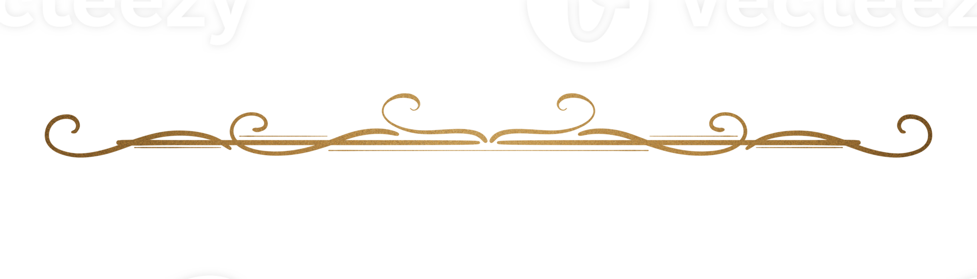 Gold luxury line png