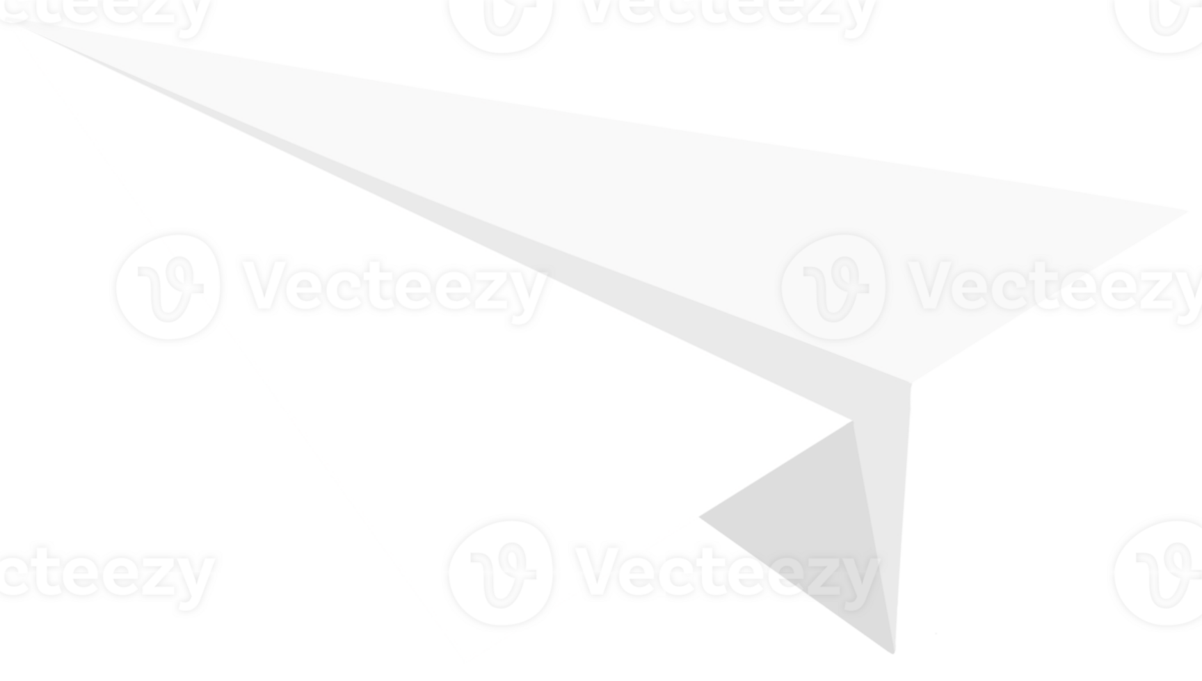 White paper plane. png