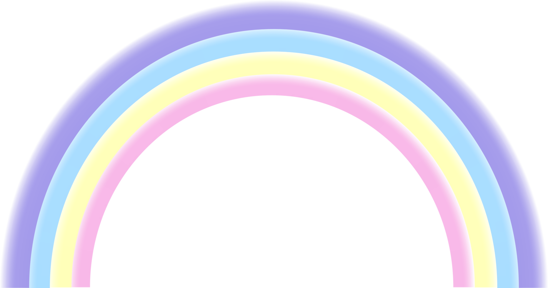 pastel rainbow  for decoration png