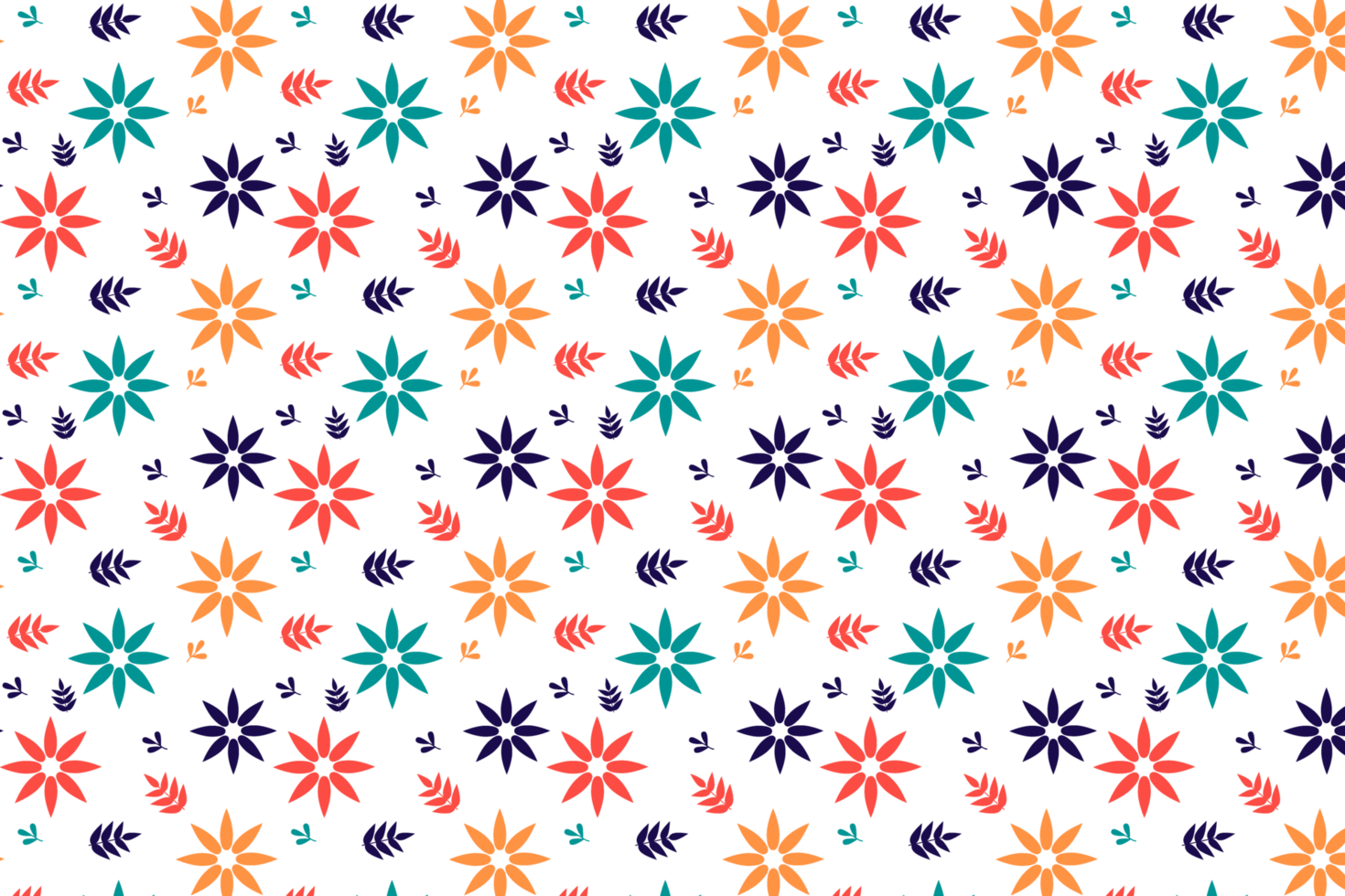 wijnoogst bloemen naadloos patroon. retro botanisch ontwerp png